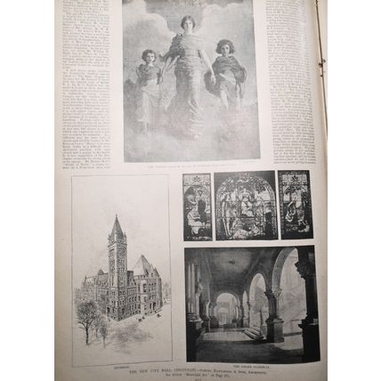 Harper's Weekly April 22, 1893 - Naval maneuvers; Circus; French cavalry;Artists
