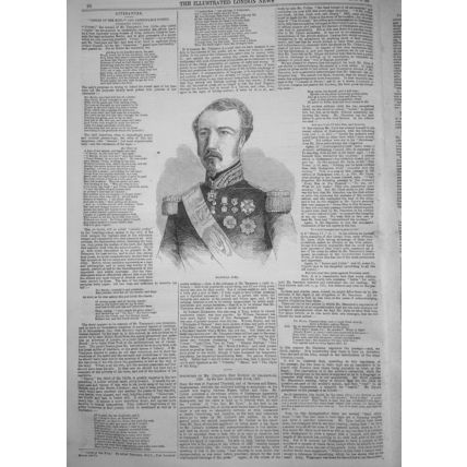 Illustrated London News, July 30, 1859. Railway Map of Lower Egypt; Mantua; etc