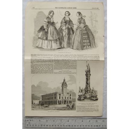 1857 engravings fashions, Bombay Artillery plate, new Townhall Chesterfield