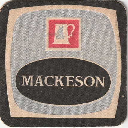 BEER MAT - MACKESON & CO - MACKESON - (Cat No 286) - (1968)