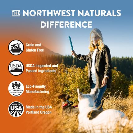 Northwest Naturals Freeze-Dried Chicken & Salmon Dog Food - Bite-Sized Nuggets -