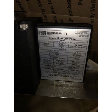 SIERRA C100H-DD-12-ON1-SN1-PV2-V2-S4-C50-GS MASS FLOW CONTROLLER,SMARTTRAK100,TD