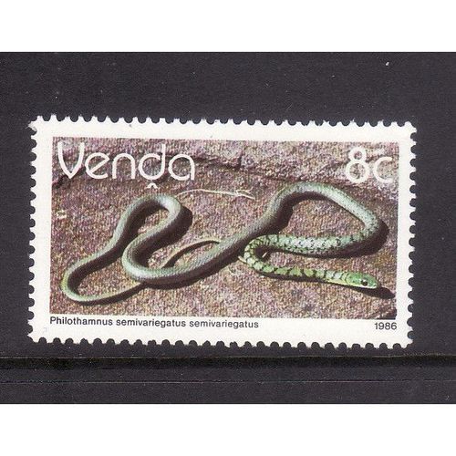 VENDA 1986 SG 126 8c SPOTTED BUSH SNAKE U/M MINT