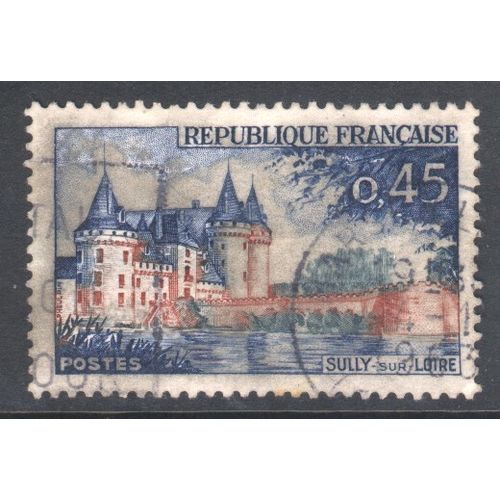 France 1961 - SG1545 - 45c brown green blue - Sully-Sur-Loire - used