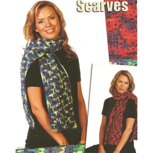 Crochet Scarf Pattern Long Stitch Scarves