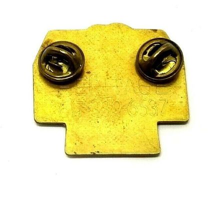 Massachusetts Star Pin Pinback Brooch Vintage 1 1/2" X 1 1/2" (B13)