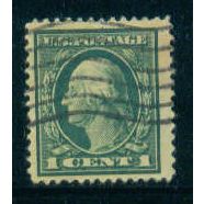 Used 405 1c George Washington Fine Plus A08365