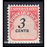 J91 3c Postage Due Fine MNH KA0401