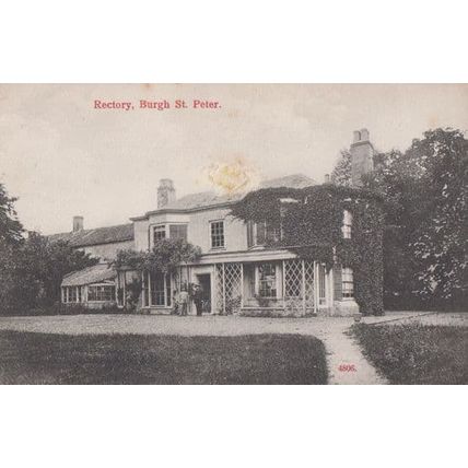 Burgh St Peter Rectory Suffolk Antique Postcard