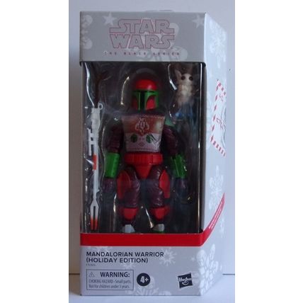 STAR WARS ' THE BLACK SERIES ' Mandalorian Warrior HOLIDAY EDITION