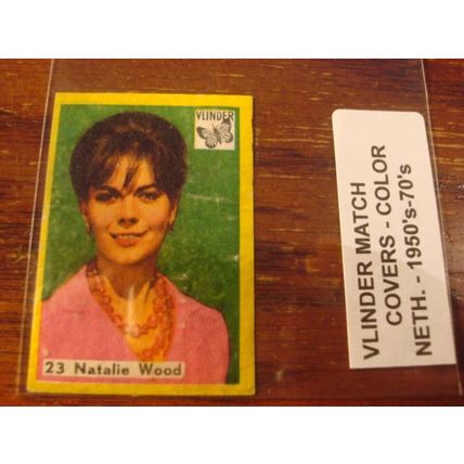 1950-1970, VLINDER Match Covers, 5-Covers, ELVIS/RAQUEL WELCH/NATALIE WOOD