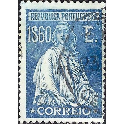 PORTUGAL, Ceres, blue 1924, 1,60Esc