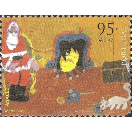 PORTUGAL, CHRISTMAS, delivering presents, orange 1999, 95Esc, 0.47