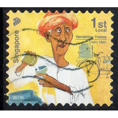 Singapore 2017 Vanishing Trades - Dairy Man 1st Local s/a Used (2017K)