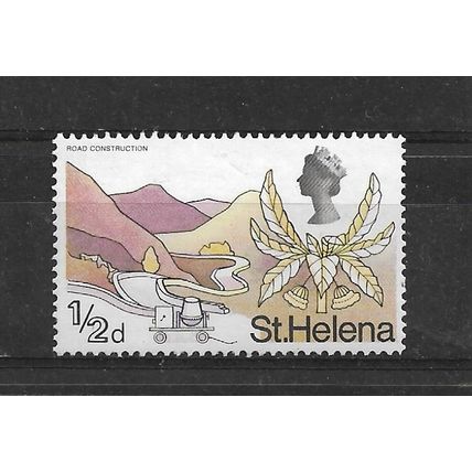 St Helena.SG226 1/2d Blue Gum Eucalyptus and Road Construction.Mntd Mint.June21