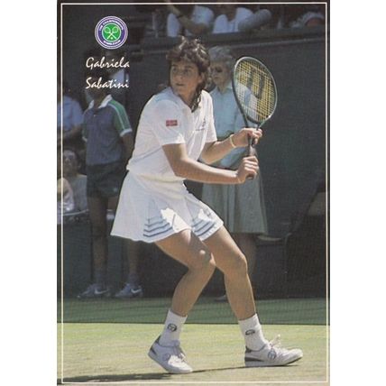 Gabriela Sabatini Argentina Wimbledon Tennis Champion Postcard