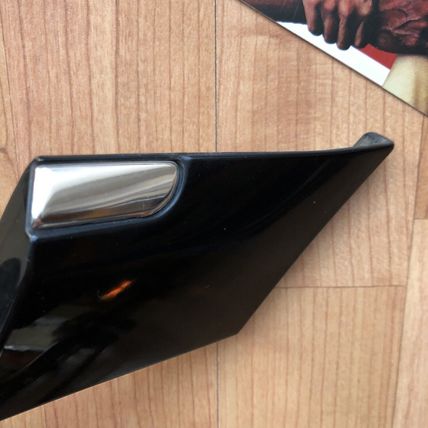 Audi D2 S8 A8 A8L Left Quarter Panel Belt Trim Molding Garnish Black 4D0853983