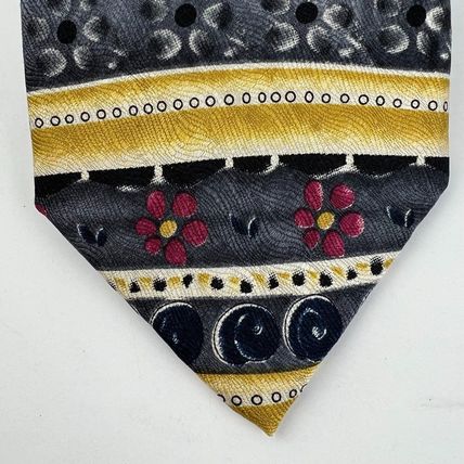 Jerry Garcia Necktie Neck Tie Collector's Edition 100% Silk Yellows, Browns