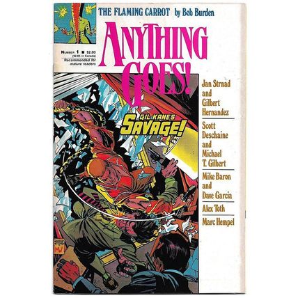 Anything Goes! #1 (1986) *Comics Journal / Bronze Age / The Flaming Carrot*