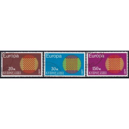 Cyprus 1970 SG 345-7 Used/CTO - Europa/CEPT (G-254 (2))
