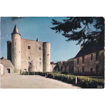 Noirmoutier Chateau France Postcard posted 1988 creased