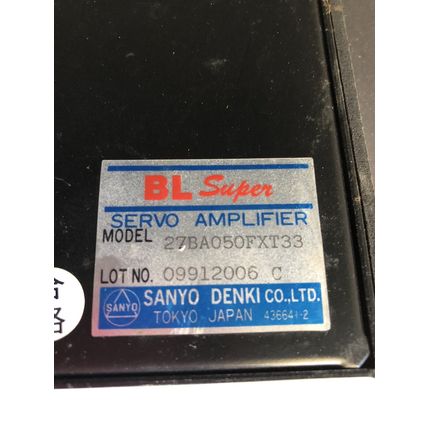 KAWASAKI/ SANYO DENKI 27BA050FXT33 BL SUPER SERVO AMPLIFIER 27BAO5OFXT33,TE