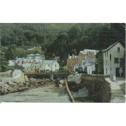 PC20834 Lynmouth Harbour. King. 1908