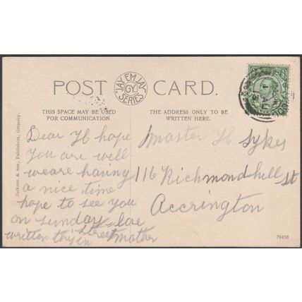 Multiview, Fleetwood, Lancashire, 1913 - Jackson & Son Postcard