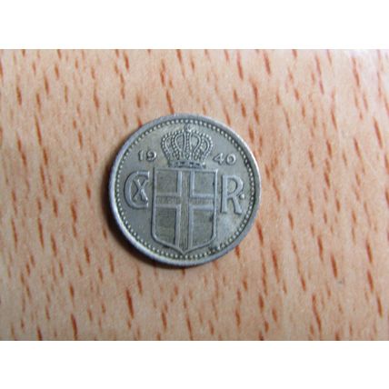 Iceland 1940 10 Aurar Coin