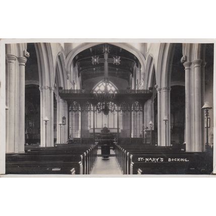 E311 BOCKING - ST MARYS CHURCH INTERIOR