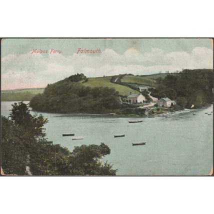 Malpas Ferry, Falmouth, Cornwall, 1906 - Empire Series Postcard