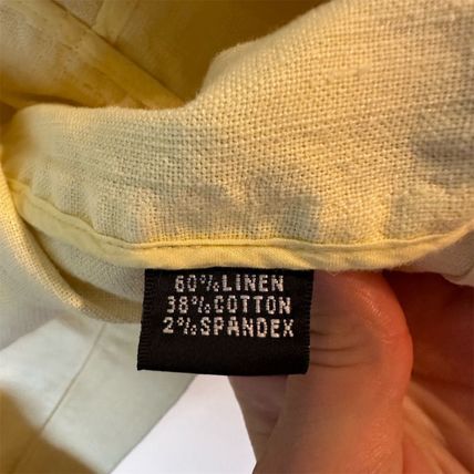 Ellen Tracy Women's Linen Blend Jacket Yellow Sz 14 Zip Up Snap Button Wristlets