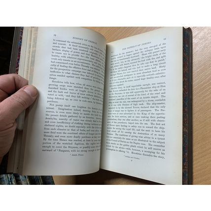 RARE* 1875 "THE AGE OF PERICLES - POLITICS & ARTS OF GREECE" VOL 1 BOOK (P5)
