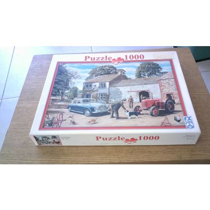 GREETING THE VET by Trevor Mitchell Jigsaw Puzzle (1000 Piece) FX Schmid (2011)