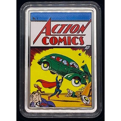 2 Oz Silver Collectible Superman 2023 DC COMIX 1 Action Comics Proof With OGP