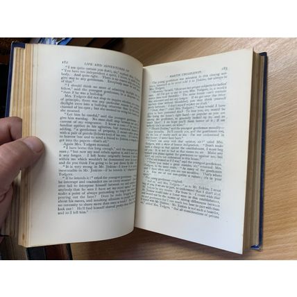 c1923 CHARLES DICKENS "MARTIN CHUZZLEWIT" ILLUSTRATED FICTION HARDBACK BOOK (P4)