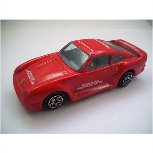 burago red porsche 959 racing 1/43 scale good condition