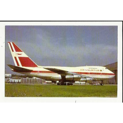 Aviation AIR MAURITIUS BOEING 747SP-44 Postcard by Mary Jayne (MJ668)