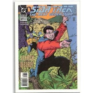 STAR TREK THE NEXT GENERATION ' COMIC ' card # 67 (2015)