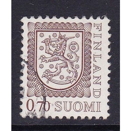 FINLAND 1975 NATIONAL ARMS 70p VALUE USED SG869