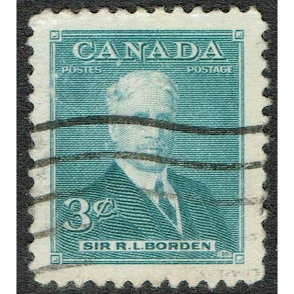 Canada 1951 Prime Ministers (1st Issue) 3c Blue Green SG434 GU