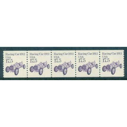 2262 17.5c Race Car Fine MNH Dry Gum PNC 1/5 V0435