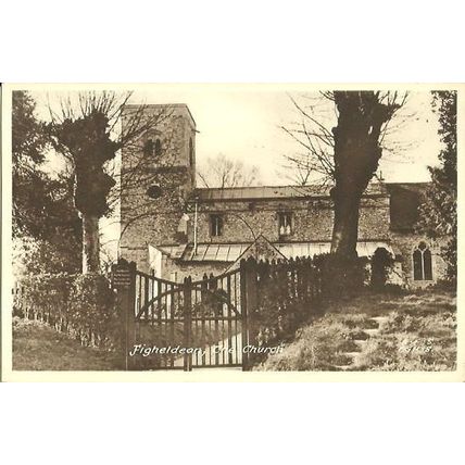 Wiltshire FIGHELDEAN Church Postcard (Frith FGH.8)