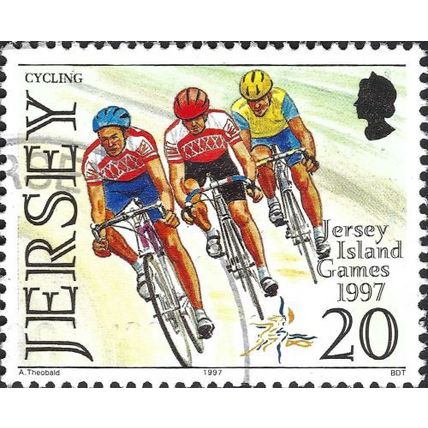 JERSEY, SPORT, Jersey Island Games, Cycling, off white 1997, 20p