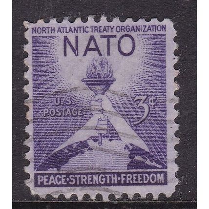 United States 1952 NATO 3c Fine Used SG 1005 VGC