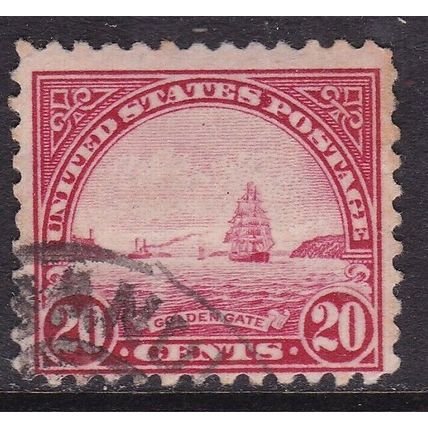 United States 1931 Golden Gate 20c Fine Used SG 698 VGC