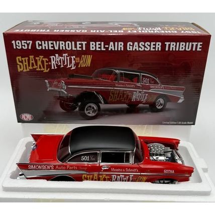 1/18 ( WR ) 1957 Chevrolet Bel Air Gasser - Shake Rattle & Run Tribute