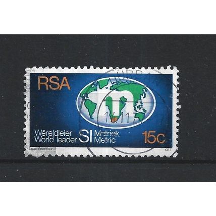 SouthAfrica.Metrication stamp.Fine Used.Sep25
