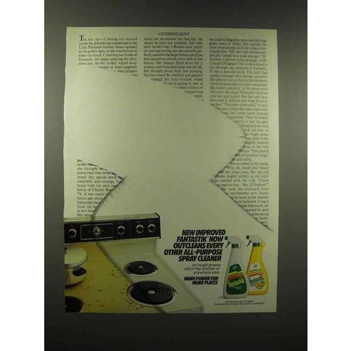 1988 Fantastic Cleaner Ad - Outcleans Every Other