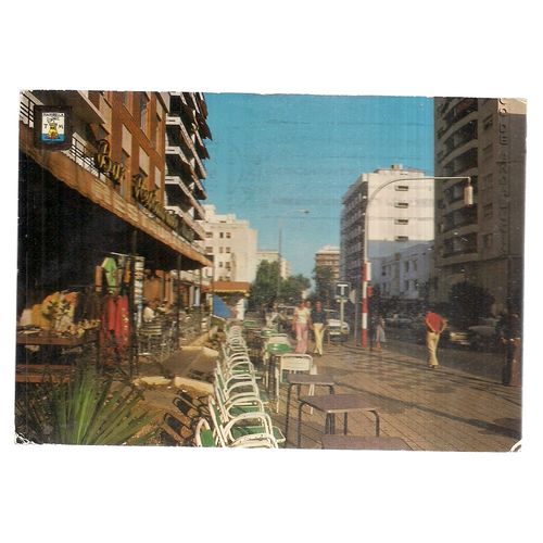 'RICARDO SORIANO' AVENUE, MARBELLA, Spain used vintage postcard c. 1980 =